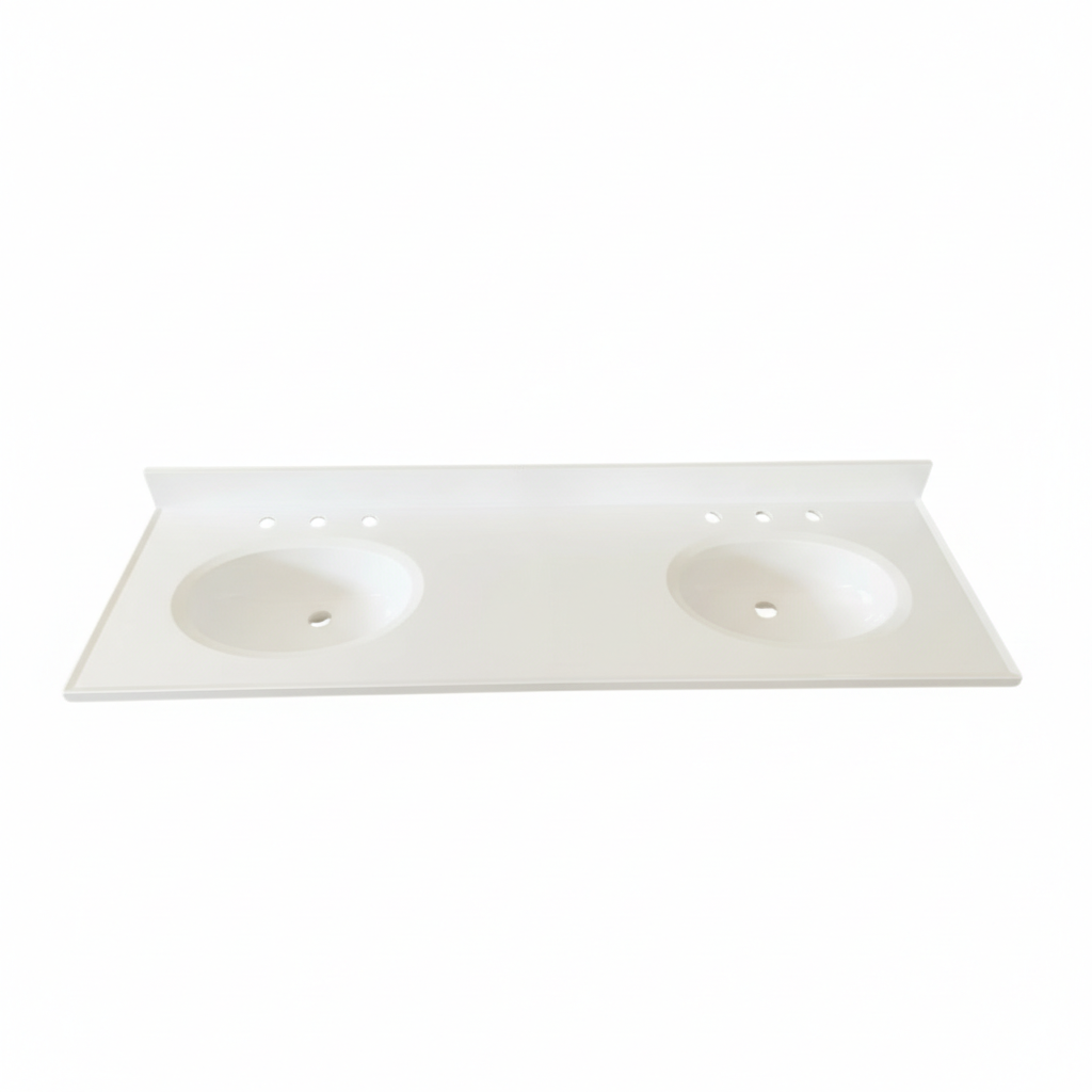 Cultured Marble Vanity Tops 61x19D